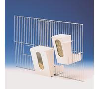 Nobby Distributeur automatique de nourriture en plastique pour trappe pour petites perruches