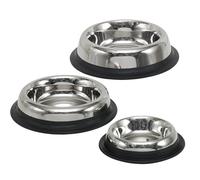 Nobby Ecuelle en acier inoxydable ROYAL plate, antidérapante Ø 15,5 cm 0,25 ltr.