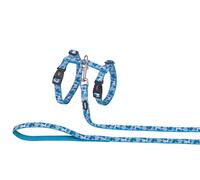 Nobby ensemble de chat XL "Camouflage" bleu clair