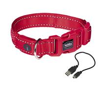 Nobby Flash Collier de sécurité à LED Rouge Taille M