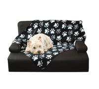 Nobby Fleece Plaid "PIPPA" Classic noir; L x l: 100 x 150 cm