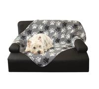Nobby Fleece Plaid "PIPPA" Classique gris; L x l : 70 x 100 cm