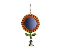 Nobby Flower Mirror Cage Jouet avec Cloche pour Oiseau 24 cm