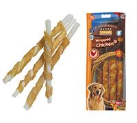 Nobby Friandise pour Chien Poulet Stick Enrobé 25 cm/Diamètre 20 mm