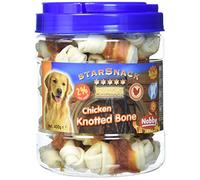 Nobby Friandise pour Chien Seau Poulet Os Noué Enrobé 400 g