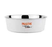 Nobby Fusion Gamelle antidérapante en Acier Inoxydable Blanc Ø 20 cm env. 1800 ML