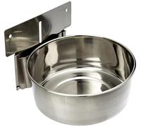 Nobby Gamelle avec Fixation en INOX pour Oiseau 15 cm
