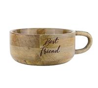 Nobby Gamelle en Bois antidérapante Ø 19,5 x 9 cm env. 1500 ML