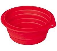 Nobby Gamelle Pliable en Silicone pour Chien Rouge 500 ml