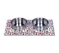 Nobby Gamelle pour Chien Magnétique Set Coloré 2x920ml Inox Ø16cm