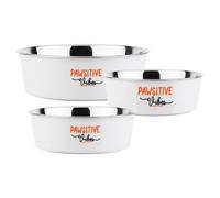 Nobby Fusion Gamelle antidérapante en Acier Inoxydable Blanc Ø 20 cm env. 1800 ML