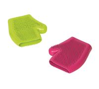 Nobby Gant de massage en caoutchouc plein vert