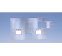 Nobby grilles de protection AF, NK 60 x 30 cm galvanisé, avec 1 ouverture à gauche/droite