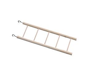 Nobby Grosse Échelle en Bois pour Oiseau 5 Échelons 45 x 15 cm