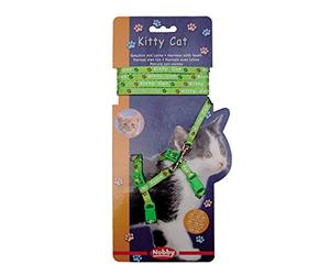 Nobby Hala Kitty Collier pour Chat Vert 15-22/30-32 cm 8 mm x 120 cm