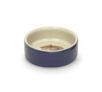 Nobby Hamster Mangeoire en Terre Cuite Rongeur Bleu Diamètre 7,5 cm