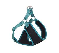 Nobby Harnais Black Mesh Reflect, Turquoise, Taille L : 41-46 cm + 42 cm, Largeur : 10 mm, 1 pièce