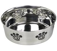 Nobby Heavy Spiral Gamelle Antidérapant en Acier Inoxydable pour Chien 16,5 cm
