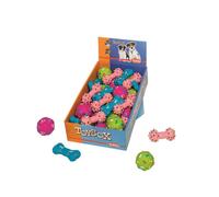 Nobby jeu assortiment latex affichage 36 pièces; 9 cm, balles Ø 5 cm