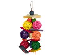 Nobby Jouet Oiseau Weidenbälle pour Perroquets & Perruches, 25 CM Avec Cloche