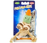 Nobby Jouet Peluche en Forme Canard + Herbe à Chat pour Chat 10,5 cm