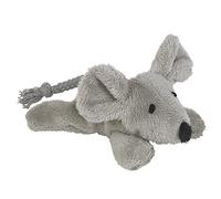 Nobby Jouet Peluche en Forme Souris Gris + Herbe à Chat pour Chat 3,5 cm 67461