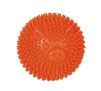 Nobby Jouet pour Chien Spiky Cochon Balle + Bip Orange 8 cm