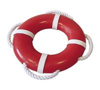 Nobby Jouet Pour Chien TPR Anneau De Sauvetage 15Cm Flottant Rouge Corde