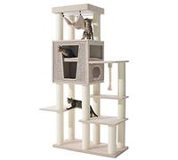 Nobby KASIL Arbre à Chat Aspect Lin crème 100 x 50 x 203 cm 1 pièce