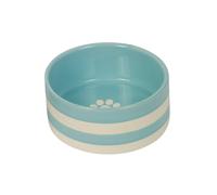 Nobby Keramik Napf "Strio" menthe/crème; Ø 15,0 x 6,0 cm, 0,60 l