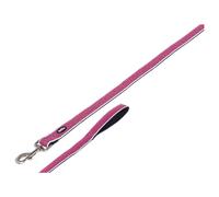 Nobby Laisse Cayo Rose Nylon Néoprène Avec Reflex pour Chiens, Doux Et Stylé