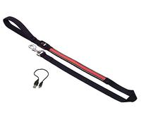 Nobby Laisse Clignotante pour Chien Rouge 25 mm x 120 cm