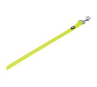 Nobby Laisse Couverture Jaune Fluo 120cm, Étanche, 20mm, pour Chiens, Robuste
