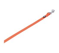 Nobby Laisse Couverture Orange Néon 120cm 20mm - Durable,Étanche & Résistant À