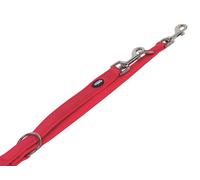 Nobby laisse de chien "Classic Preno" L: 200 cm, B: 25/35 mm rouge / rouge