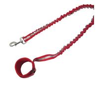 Nobby Laisse de Jogging élastique Rouge L : 100/150 cm, l : 25 mm