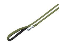 Nobby Laisse de Pistage Plat pour Chien Vert 5 m