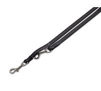 Nobby Laisse de présentation "Crystal" L : 200 cm, l : 16 mm noir