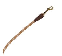 Nobby Laisse de présentation "SPORTY" beige L : 200 cm, l : 13 mm