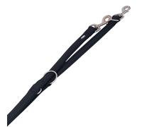 Nobby laisse de promenade "Mesh Preno" noir; L: 200 cm, P: 15/20 mm