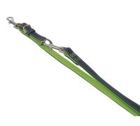 Nobby laisse en cuir "PACIFIC" 2 m, 14 mm vert