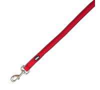 Nobby Laisse en Maille Filet Air Rouge L-XL 32 mm, 120 cm