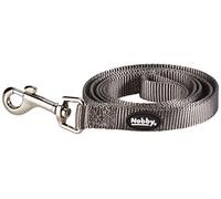Nobby Laisse en Nylon pour Chien Taupe 15 mm x 120 cm