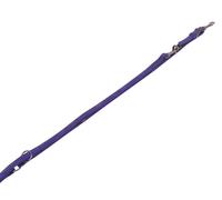 Nobby laisse-faire "VELOURS" violet (Gothic); 2 m; 14 mm