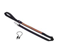 Nobby Laisse Flash Mesh Orange 120Cm Réfléchissante Pour Chiens USB Rechargeable