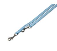 Nobby laisse-leine "Crystal" L: 200 cm, B: 12 mm bleu clair