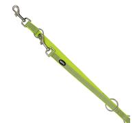 Nobby Laisse pour Chien Full Reflect Jaune 3-fach Réglable Nylon Réfléchissant