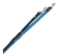 Nobby laisse-prendre "Mesh Preno" bleu; L: 200 cm, B: 25/35 mm