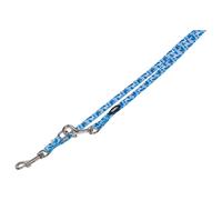 Nobby Lanière Camouflage Bleu Clair 200cm 10mm pour Chiens 3-fach Réglable