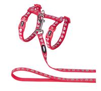 Nobby Lanière pour Chats Royale Rouge Vaisselle & Laisse Nylon Continu Réglable